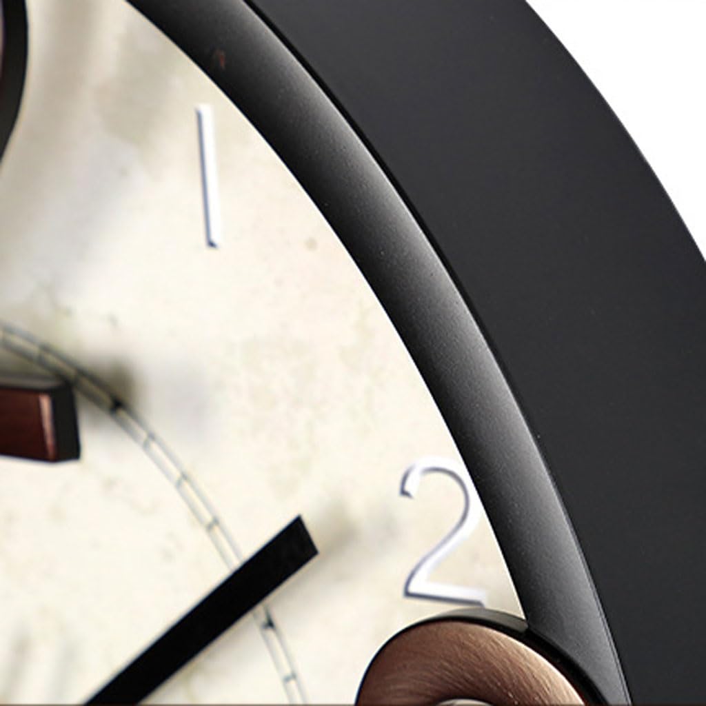 Orologio da parete Orologio retrò da parete Orologio da parete creativo for la casa Orologio da parete semplice for camera da letto e soggiorno Reloj De Pared(B)