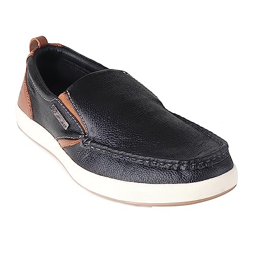 Image of Red Chief Genuine Leather Casual Slip-On Boat Shoes for Men | Stylish & Comfortable Shoes | RC3887