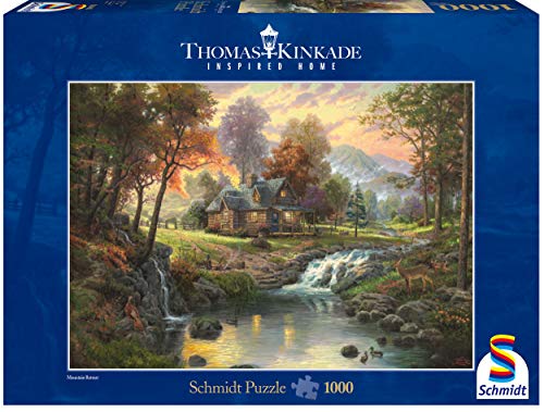 Schmidt Spiele Thomas Kinkade: Chalet- Puzzle da 1.000 pezzi