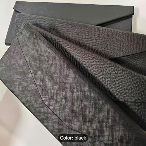 Handmade Folding Hard Case for Sunglasses, Eyeglasses, Reading Glasses. Triangle folding glasses case, storage portable sunglasses case with 6 pcs microfiber pouch bag for glasses.4