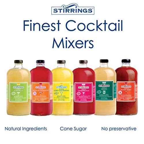 image for Stirrings | Premium Cocktail & Martini Drink Mixers with Real Juice | 