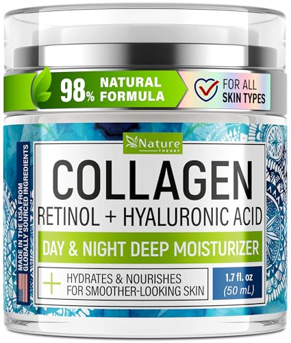 Image of Collagen Cream for Face with Retinol - Anti Aging Face Moisturizer, 1.7 oz