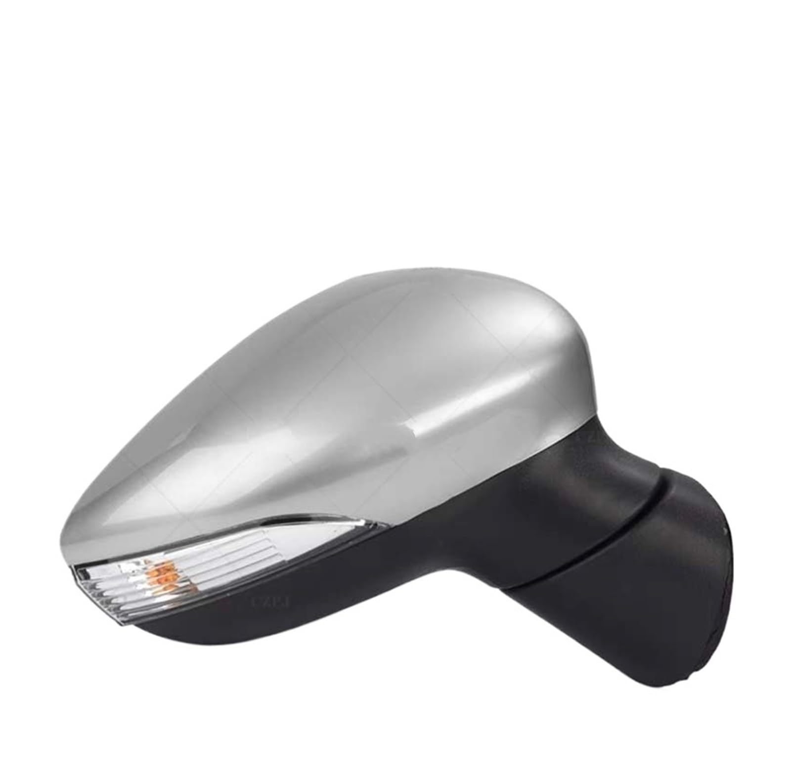 Specchio Per Ford Per Fiesta Mk7 MK8 2009 2010 2011 2012 2013 2014-2017 Specchietto Retrovisore Laterale Elettrico Completo Portiera Specchietto Retrovisore Esterno(Silver-Right Side)