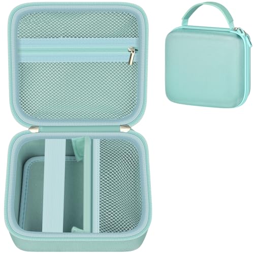 Image of Hard Travel Router Case Compatible with GL.iNet Slate 7 for GL-BE3600 /GL-MT3600BE / /SFT1200 /MT3000 /AXT1800 /A1300, Portable Router Storage Box with Mesh Pocket for Accessories, Mint Green (Case Only)