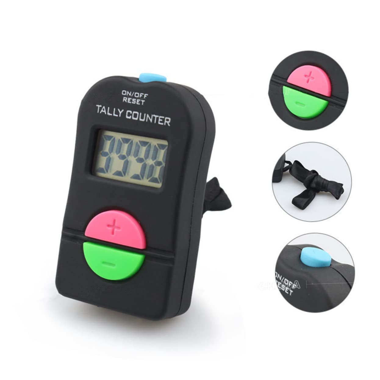 2pezzi Contatore avanti Indietro Digitale con Display LED Cifre Meno Contatore Reversibile Facile da Usare