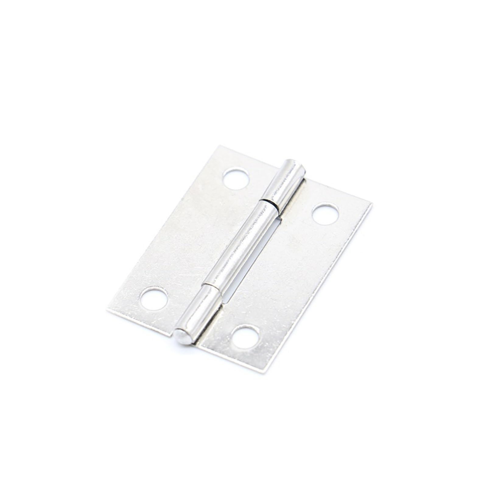 Charnière de porte inox 1.5 pouces mini charnière armoire meuble tiroir argent x10