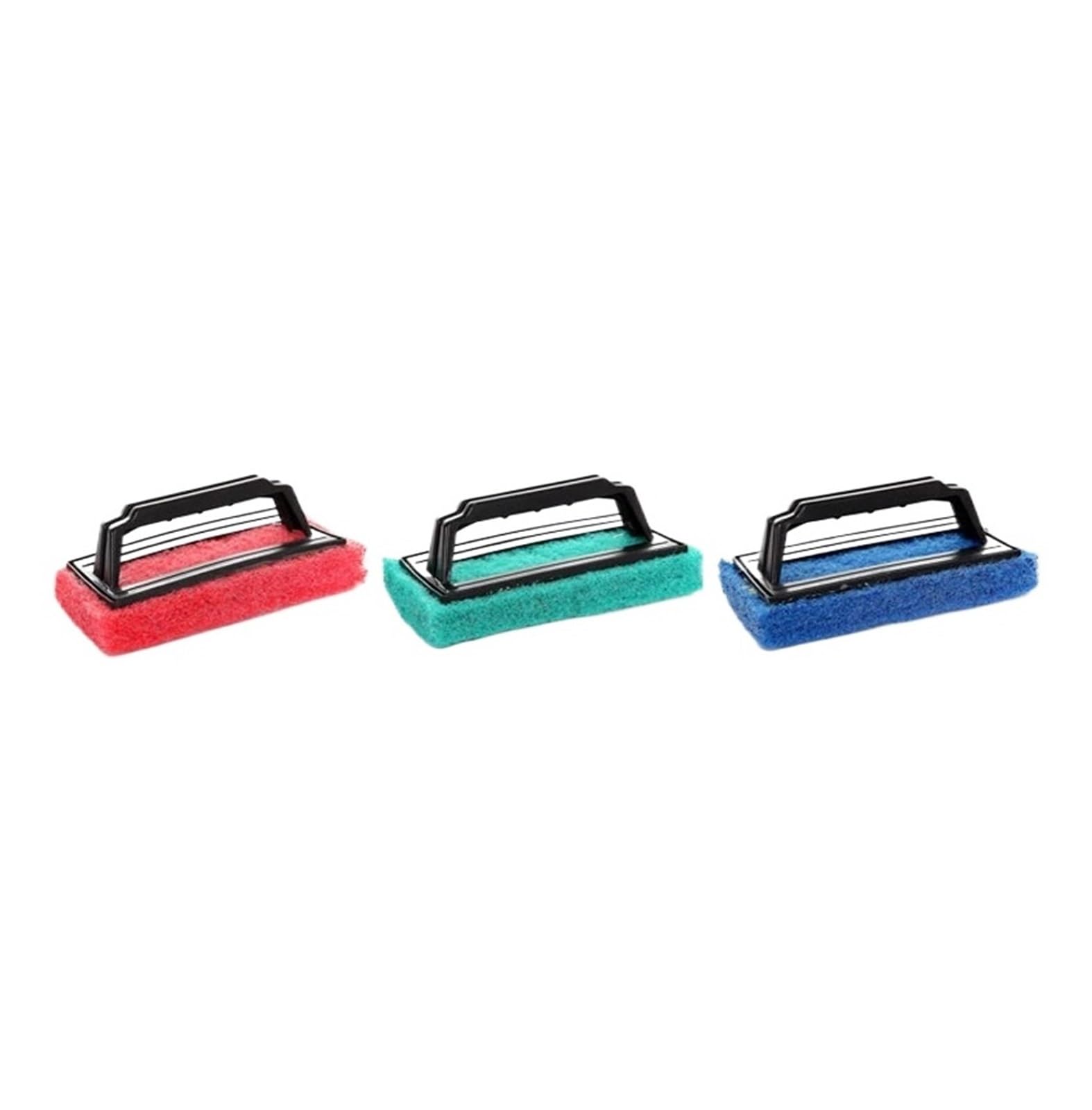 3pcs Sponge With Handle Household Cleaning Sink Scrubber, Pot Brush Scrubbers Kitchen Tools for Cleaning Dishes