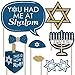 Big Dot of Happiness Happy Hanukkah - Hanukkah and Chanukah Photo Booth Props Kit - 20 Count