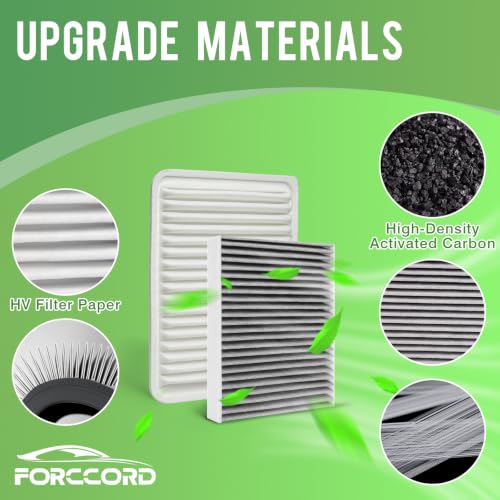 Image of Cabin & Engine Air Filter Combo for Toyota Tacoma 2005-2023 2.7L
