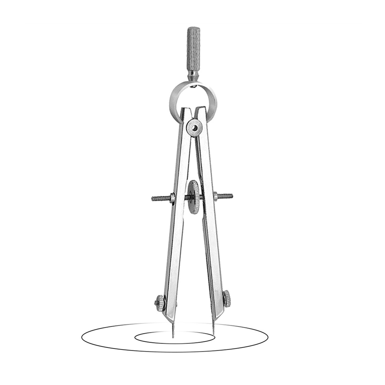 Set Di Calibri Circolari, Compasso Da Disegno, Compasso Professionale In Metallo Con Blocco Per Disegno Geometrico, Disegno Matematico, Disegno Tecnico, Strumento Di Disegno, Set Di Calibri Circolari