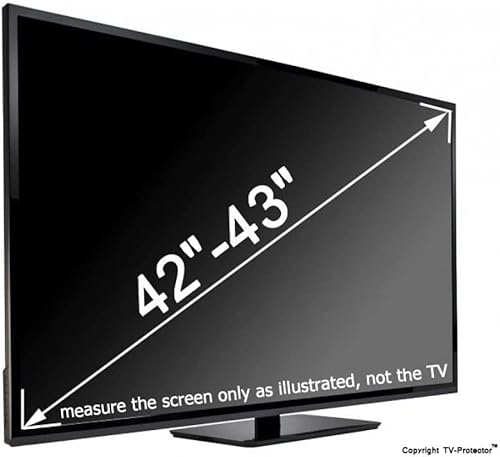 42-43 Inch Non-Glare Tv-Protectortm Stylish Tv Screen Protector For Lcd, Led, Oled Or Qled 4K Hdtv #TOP1