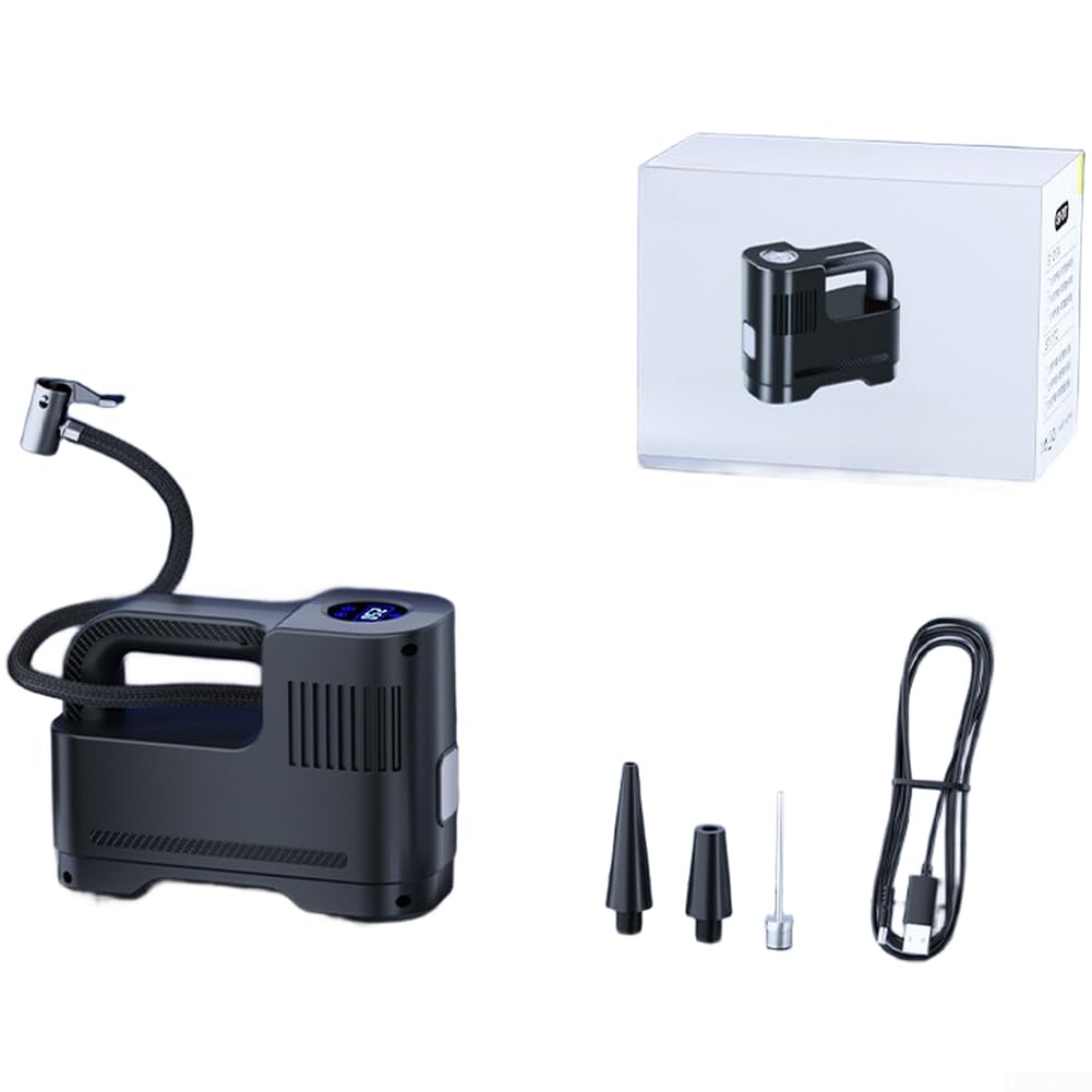 Gonfleur de pneu 2000 mAh pour batterie Gonflage rapide 25 l/min Gonfleur