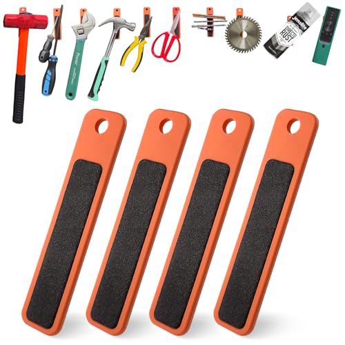 sciuU Imanes Flexibles Potentes [4 piezas] - Barras Magnéticas Delgadas de Neodimio - Soporte Magnético Potente para Paneles de Herramientas Pizarras Hogar Nevera Vehículo Garaje Taller Oficina