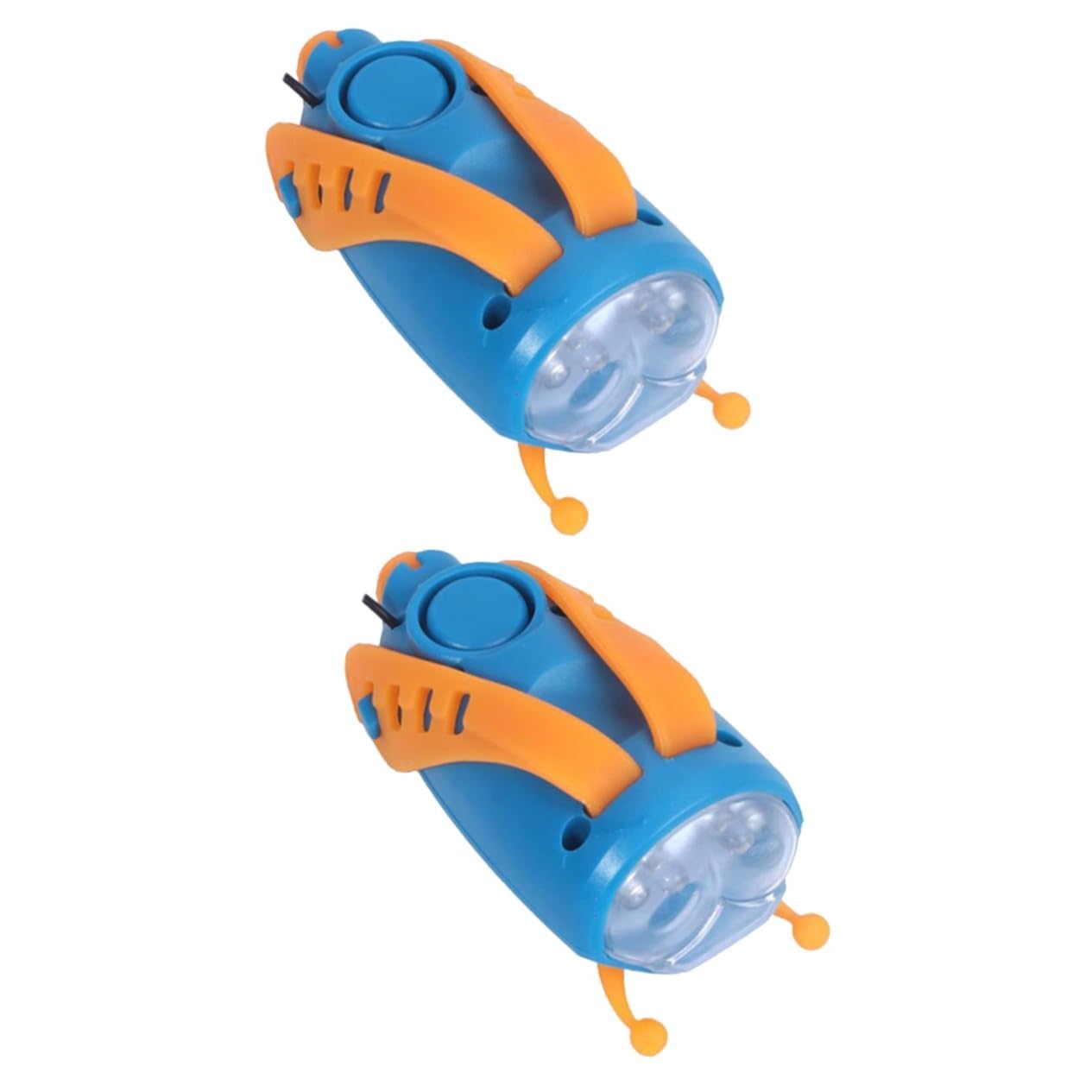 INOOMP 2piezas Luces Delantera para Bicicletas De Niño Niña Bocina USB Recargable Diseño Adorable y Lúmenes para Paseos Nocturnos y Seguridad La Carretera