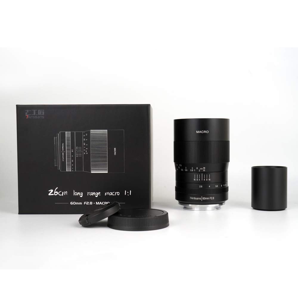 7artisans 60mm F2.8 手動式 APS-Cカメラ交換レンズ マニュアルフォーカス固定式 プライムマクロアルミ フォーカスレンチとレンズ収納バッグ同梱 Amazon | 7artisans 60mm F2.8 手動式 APS-Cカメラ交換レンズ