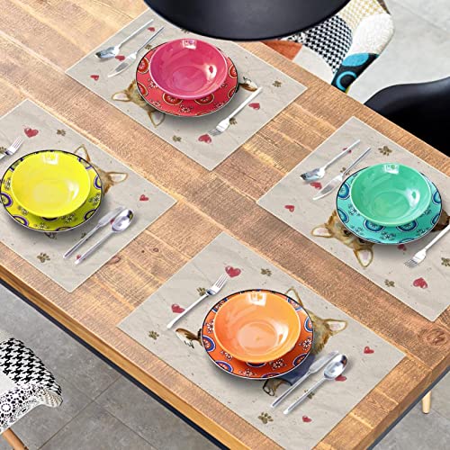Sets de table aquarelle chiot pour décorer votre salle à manger - 8