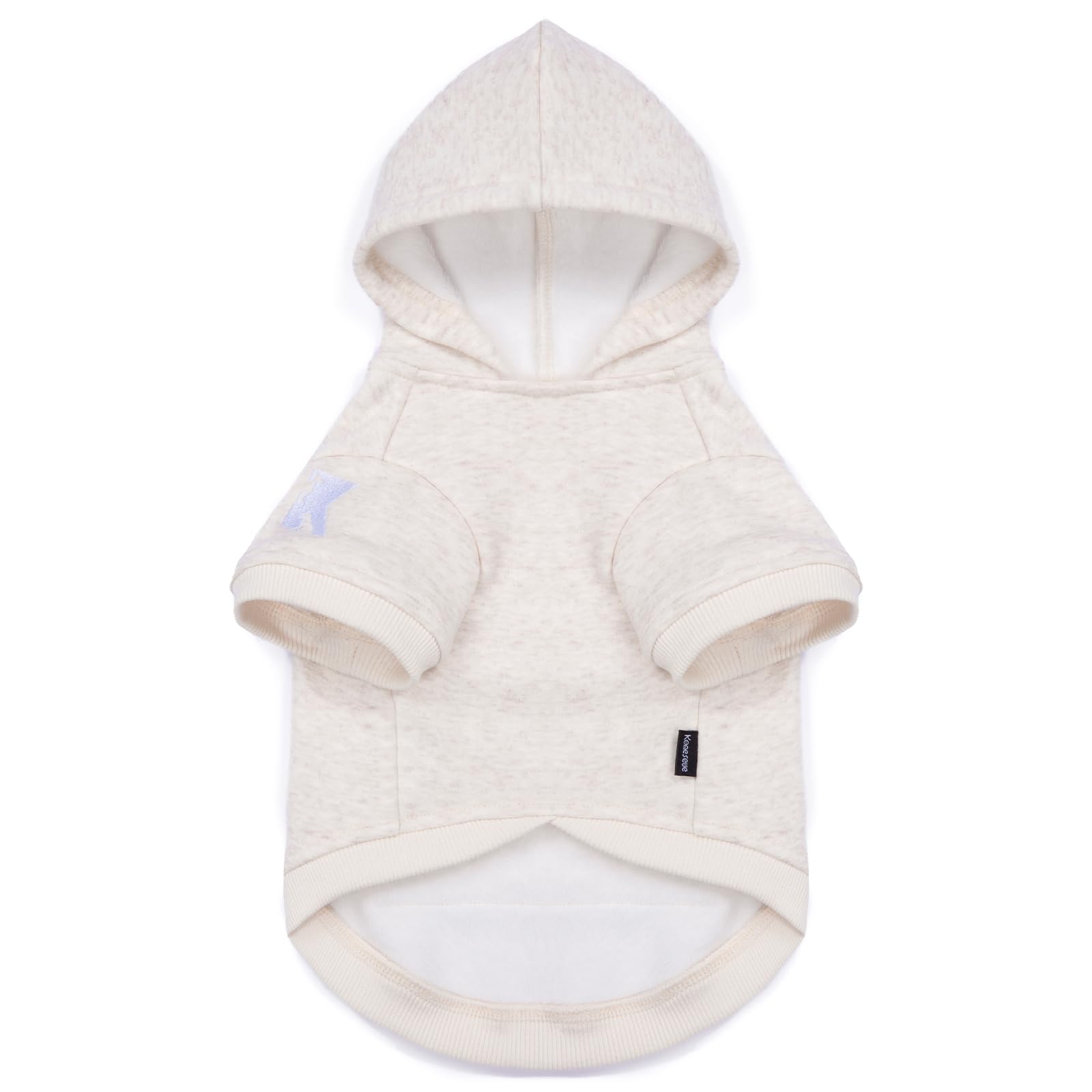 Koneseve Sudadera con capucha para perro, suéter de gato cálido con bolsillo, ropa suave para el uso diario, sudaderas básicas con capucha, ropa de abrigo de invierno, camiseta cómoda para todas las