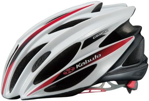 OGK Kabuto Gaia-r White Red M/l Bicycle Helmet
