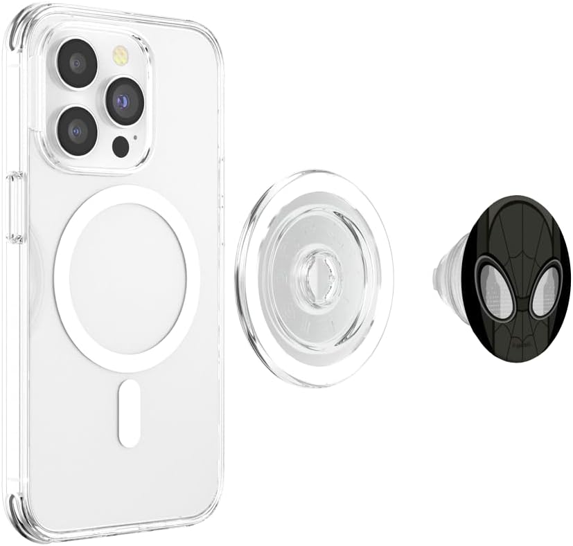 Marvel Spider-Man Noir PopSockets MagSafe PopGrip for iPhone