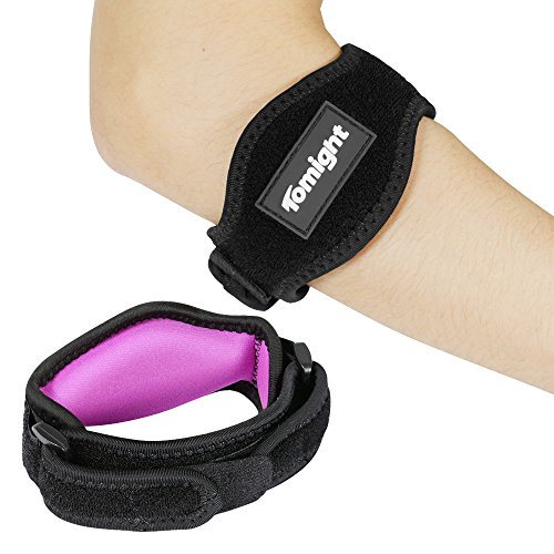 Tomight [2 Pack] Elbow Brace, Tennis Elbow Brace with Compression Pad for Both