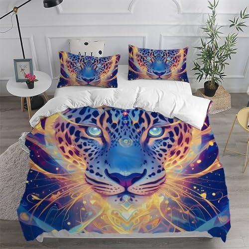 Housse de couette 3D enfants lit double parure de lit 3 pièces douce 200x200cm