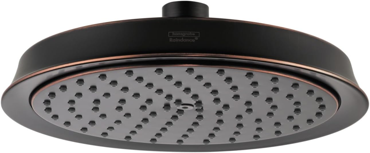 hansgrohe 28421921 Raindance C 180 AIR Shower Head, Rubbed Bronze
