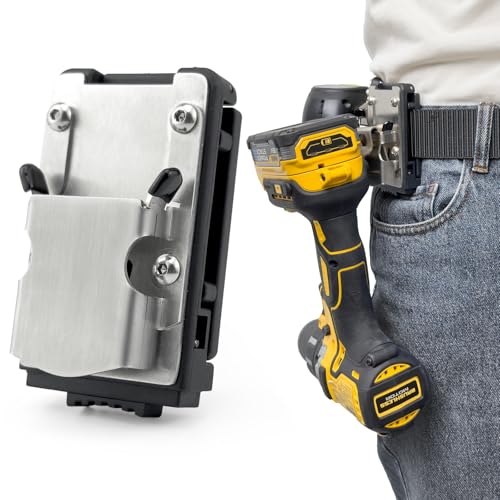 otuiaim Porte Outils Ceinture - Support Clip-on pour Ceinture à Outils, Clips en Acier Inoxydable 304 pour Crochets et Outils, pour Perceuse Sans Fil,...