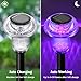 Priddop Solar Lights Outdoor Pathway Waterproof 8 Pack Color Changing LED Acrylic Mushroom Decorative Garden Lights for Yard Landscape Patio Outside Decorations