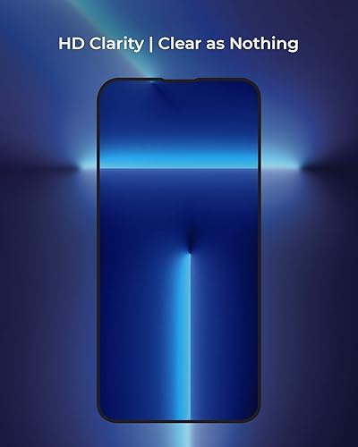 Miniatura 4 de RAEGR GLaS HD EZ Fix - Protector de pantalla de vidrio templado para privacidad compatible con iPhone 13 Pro Max (6.7 pulgadas) 2021 - Negro RG10249