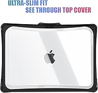 Vista 3 de IBENZER Hexpact Funda protectora para MacBook Air de 13 pulgadas 2026 2025 2024 2023 2022 M4 A3240 M3 A3113 M2 A2681, funda resistente y cubierta