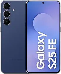 Celular Samsung Galaxy S25 FE 5G, 256GB, 8GB, Câmera Tripla - Azul Marinho