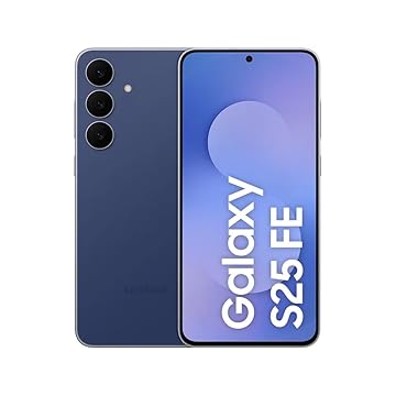 Celular Samsung Galaxy S25 FE 5G, 256GB, 8GB, Câmera Tripla - Azul Marinho