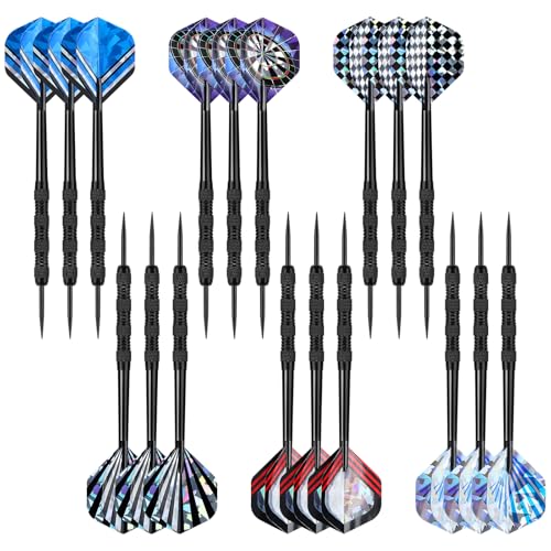 Image of Accmor Metal Tip Darts, Steel Tip Darts, 14 Grams Professional Metal Darts, Darts Metal Tip Set, Metal Darts for Dartboard