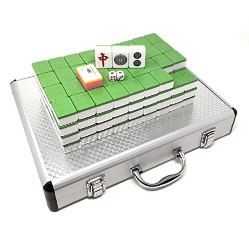 Traditional Chinese Version Mahjong Set W. Aluminum Carrying Case