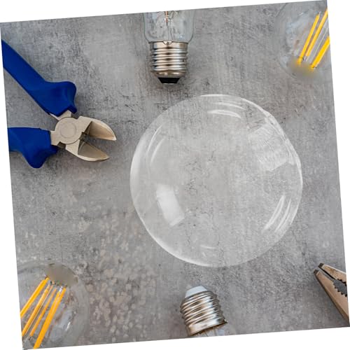 Image of Acrylic Globe Lampshade Replacement Stylish Wall Light Cover for Porch and Patio Durable Design for Ceiling and Post Lighting