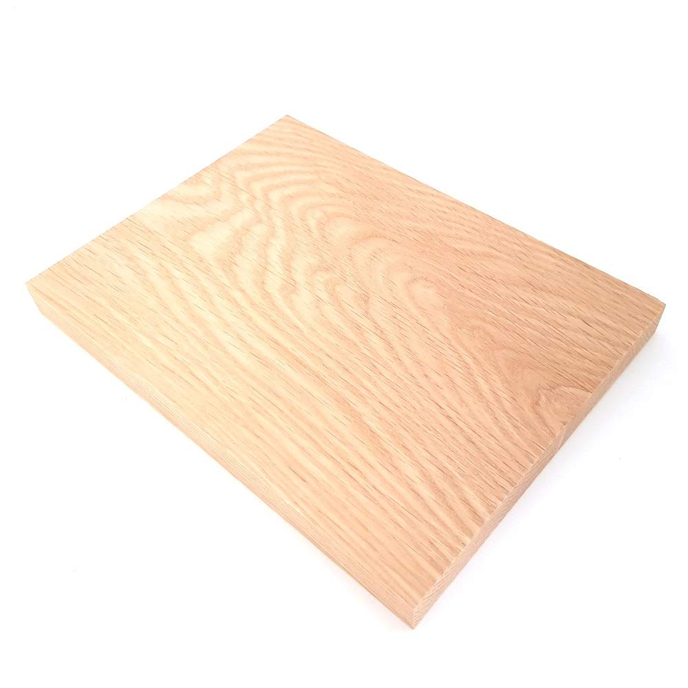METACONSolid Oak Rectangular Wooden Plaque 175 x 230 x 20 mm / 7 x 9 x ¾ inch