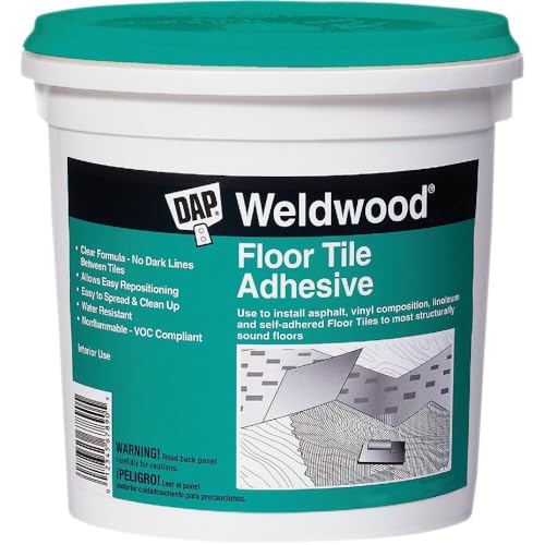 DAP 136 Dap 00 Weldwood Floor Tile Adhesive, Clear