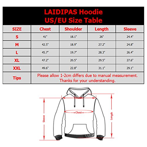 Laidipas Cool Hoodie Men's Novelty Sweatshiers Unisex 3D Graphic Hoodies Women Athletic Clothes Hooded Sweater S #TOP4