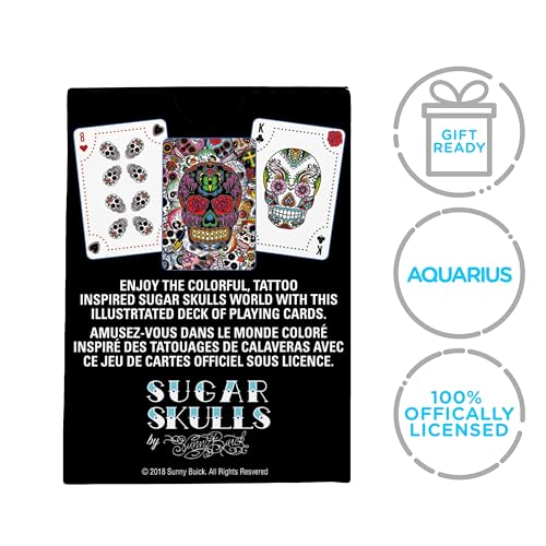 Sugar Skulls naipes de póker miniatura 7