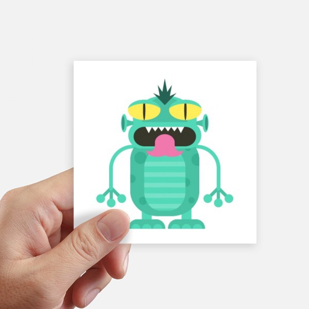 Autocollant alien multicolore DIYthinker 8 pièces pour déco murale et PC