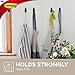 Command 5 lb Large Oil Rubbed Bronze Metal Hooks, 2 Coat Hooks and 4 Command Strips, Damage-Free Hanging with Adhesive, Forever Classic Great for Hanging Home and Room Decor