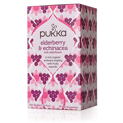 Pukka Org. Teas Elderberry & Echinacea, 20 Stuk, 20 Units