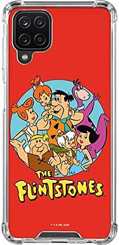 Skinit Clear Phone Case Compatible with Galaxy A12 - Officially Licensed The Flinstones The Flintstones Design