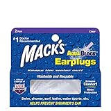 [page_title]-Macks Aqua Block Ohrstöpsel Transparent farblos 2 Pairs