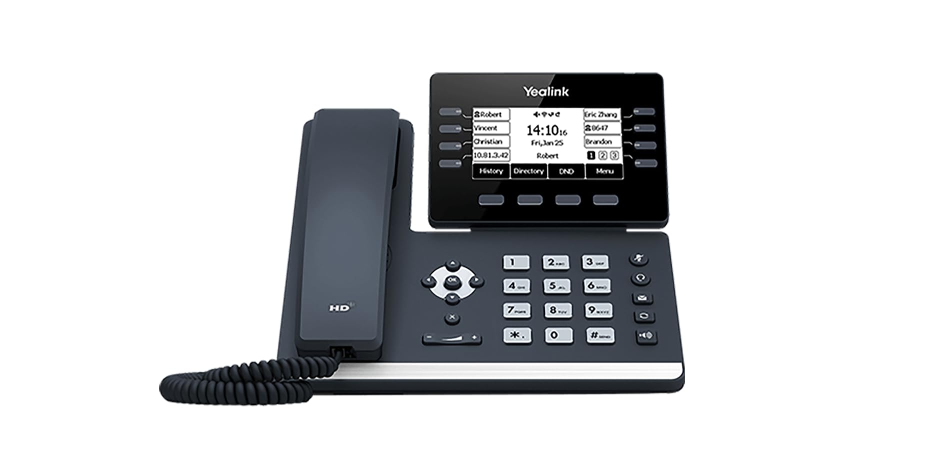 Ooma Provisioned Yealink T53W Wi-Fi IP Phone. Works only with Ooma Office Cloud-Based VoIP Phone Service with Virtual Receptionist, Desktop and Mobile app, Videoconferencing.