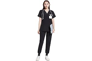 Uniforms World Scrubs for Women, Slim & Comfort Stretch Set