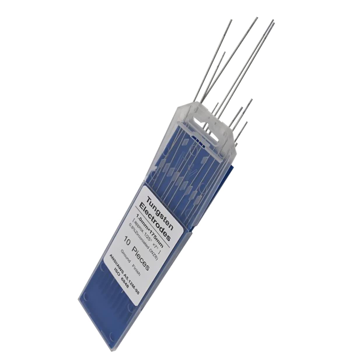 Alipis Top Choice for Welding 10pcs Welding Tungsten Electrodes 0.8% Zirconiated Wz8 Rods 1.0mm x 175mm