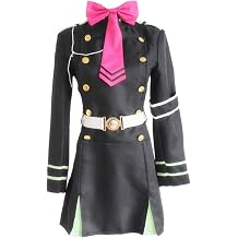 Anime Seraph of The End Vampire Reign Cosplay Costumes Shinoa Hiiragi Women Uniforms Halloween Carnival Party