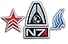 Produktbild OneKool Mass Effect N7 Fancy Dress Iron on Patch - Set of 4 Embroidered Badges, Aufnäher Bügelbild Iron on Patches Applikation, New by