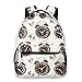 Produktbild Rucksack Freizeit und Ausflüge Damen Herren Mädchen, Campus Kinderrucksack, Daypack Tagesrucksack für Schule, Sportrucksack, Tablet Tasche Wecker Beige
